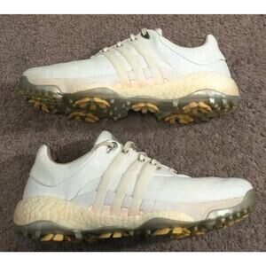 Adidas Tour360 24 Waterproof Leather Golf Shoes White GV9662 Women's 9.5